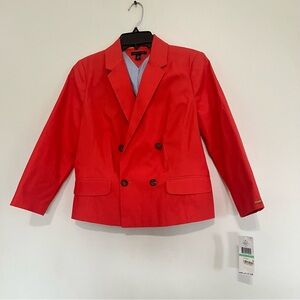Tommy Hilfiger Blazer Jacket Coral Women’s 8 New $129